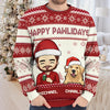 Pawsome Christmas Wishes - Dog & Cat Personalized Custom Ugly Sweatshirt - Unisex Wool Jumper - Christmas Gift For Pet Owners, Pet Lovers