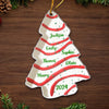 Merry Christmas To My Family - Family Personalized Custom Ornament - Acrylic Custom Shaped - Christmas Gift For Family Members
