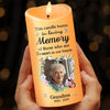 Custom Photo You Left A Beautiful Legacy - Memorial Personalized Custom LED Candle - Sympathy Gift, Christmas Gift For Family Members