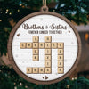 A Sibling Is The Greatest Gift Of Childhood - Family Personalized Custom Ornament - Wood Custom Shaped - Christmas Gift For Family Members, Siblings, Brothers, Sisters