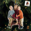 Custom Photo Custom Photo Acrylic Ornament - Personalized Christmas Birthday Gifts For Mom, Dad, Kids - Keep Calm And Have A Merry Christmas