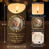 Custom Photo Heaven Has Gained Another Angel - Memorial Personalized Custom LED Candle - Sympathy Gift, Christmas Gift For Family Members
