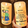 Wherever We Go, We Go Together - Bestie Personalized Custom LED Candle - Christmas Gift For Best Friends, BFF, Sisters