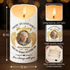 Custom Photo Those We Love Don't Go Away, They Fly Beside Us Everyday - Memorial Personalized Custom LED Candle - Sympathy Gift, Christmas Gift For Family Members