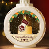Believe In The Magic Of Christmas - Family Personalized Custom Candlelight Lantern Ornament - Christmas Gift For Family Members