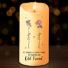 If Friendship Were A Garden, You’d Be My Favorite Flower - Bestie Personalized Custom LED Candle - Christmas Gift For Best Friends, BFF, Sisters