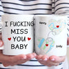 Location Map I Exist In Two Places, Here And Where You Are - Couple Personalized Custom Map Mug - Map Art, Christmas Gift For Husband Wife, Anniversary