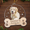 Custom Photo My Lovely Fur Baby - Dog & Cat Personalized Custom Ornament - Acrylic Custom Shaped - New Arrival, Christmas Gift For Pet Owners, Pet Lovers, First Christmas AMZ