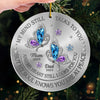 My Soul Knows You Are At Peace - Memorial Personalized Custom Ornament - Acrylic Custom Shaped - Sympathy Gift For Family Members