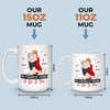 Your Kiss Is The Language My Heart Speaks - Couple Personalized Custom Mug - Christmas Gift For Husband Wife, Anniversary