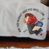 Forever Starts With Us - Couple Personalized Custom Blanket - Christmas Gift For Husband Wife, Anniversary, Long Distance Relationship