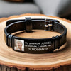 Custom Photo My Guardian Angel - Memorial Personalized Custom Bracelet - Sympathy Gift For Family Members