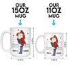 Every Heartbeat Whispers Your Name - Couple Personalized Custom Mug - Gift For Husband Wife, Anniversary
