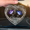 Always With You - Memorial Personalized Custom Car Ornament - Acrylic Custom Shaped - Sympathy Gift For Family Members
