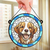 Custom Photo I Will Never Forget You - Memorial Personalized Window Hanging Suncatcher Ornament - Sympathy Gift For Pet Owners, Pet Lovers