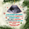 Custom Photo Next Christmas I'll Be Snuggled Up In Your Arms - Family Personalized Custom Ornament - Acrylic Custom Shaped - Christmas Gift For Baby Kids, Newborn Baby