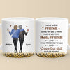 A Best Friend Is A Sister By Choice - Bestie Personalized Custom Mug - Gift For Best Friends, BFF, Sisters
