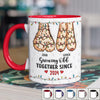 Let's Be Weird And Wonderful Together - Couple Personalized Custom 3D Inflated Effect Printed Accent Mug - Gift For Husband Wife, Anniversary