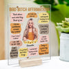 Custom Photo I Am Enough Just As I Am Self-Love Affirmations - Friend Personalized Custom Rectangle Shaped Acrylic Plaque - Gift For Best Friends, Family Members, Coworkers, Yourself