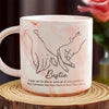 You’re The Hand I Reach For In Every Moment - Bestie Personalized Custom Marble Mug - Gift For Best Friends, BFF, Sisters