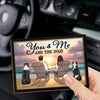Home Is Wherever I’m With You And Our Furry Friend - Dog & Cat Personalized Custom Car Visor Clip - Gift For Couples, Pet Owners, Pet Lovers