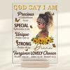 Custom Photo I Am Worthy Of My Dreams Self-Love Affirmations - Friend Personalized Custom Rectangle Shaped Acrylic Plaque - Gift For Best Friends, Family Members, Coworkers, Yourself