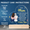 Consider This Heart As A Big Hug - Family Personalized Custom Shaped 3D LED Light - Gift For Mom, Daughter