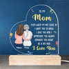 Consider This Heart As A Big Hug - Family Personalized Custom Shaped 3D LED Light - Gift For Mom, Daughter