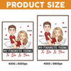 You're My Favorite - Printable Digital File, Digital PNG Download - Couple Personalized Vertical File - Gift For Husband Wife, Anniversary