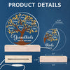 Life Becomes More Joyful And Meaningful With Grandchildren In It - Family Personalized Custom Shaped 3D LED Light - Gift For Grandma, Grandpa, Grandkid