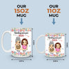 Real Friend Is The One You Can Count On No Matter What - Bestie Personalized Custom 3D Inflated Effect Printed Mug - Gift For Best Friends, BFF, Sisters
