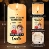 Waiting For Grandkids Is My Cardio - Family Personalized Custom LED Candle - Gift For Grandma