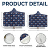 Game Day Vibes, Mom Life Pride - Personalized Custom Snuggle Blanket, Hoodie Blanket - Gift For Sport Lovers, Sport Players