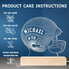 Play With Heart, Win With Pride - Personalized Custom Shaped 3D LED Light - Gift For Sport Lovers, Sport Players