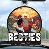 Life’s Better With A Bestie Like You - Bestie Personalized Custom Car Ornament - Acrylic Custom Shaped - Gift For Best Friends, BFF, Sisters