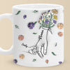 Grandma’s Hands Are The Safest Place To Be - Family Personalized Custom 3D Inflated Effect Printed Mug - Gift For Mom, Grandma
