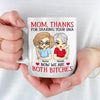 A Mother Is The Truest Friend We Have - Family Personalized Custom Mug - Gift For Mom, Daughter
