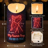 My Favorite Thing To Do Is You - Couple Personalized Custom LED Candle - Gift For Husband Wife, Anniversary