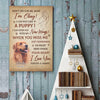 Custom Photo I'm Right Here Inside Your Heart - Memorial Personalized Custom Vertical Poster - Sympathy Gift For Pet Owners, Pet Lovers