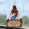 Be Mindful On The Road, You’re My Everything - Couple Personalized Custom Car Ornament - Acrylic Custom Shaped - Gift For Husband Wife, Anniversary