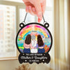 Daughters Are The Anchors Of A Mother’s Life - Family Personalized Window Hanging Suncatcher - Gift For Mom, Daughter