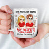 You Make My Heart Happy - Couple Personalized Custom Mug - Gift For Husband Wife, Anniversary