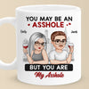 Home Is Wherever I'm With You - Couple Personalized Custom Mug - Gift For Husband Wife, Anniversary