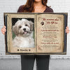 Custom Photo Remembering You Is Easy - Memorial Personalized Custom Horizontal Canvas - Sympathy Gift For Family Members