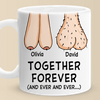 Together Forever - Couple Personalized Custom Mug - Gift For Husband Wife, Anniversary