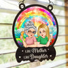 Like Mother Like Daughters - Family Personalized Window Hanging Suncatcher - Gift For Mom, Daughter