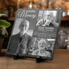 Custom Photo Your Love Is Still My Guide - Memorial Personalized Custom Square Shaped Stone With Stand - Sympathy Gift For Family Members