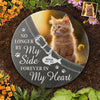 Custom Photo A Loyal Friend, A Gentle Spirit - Memorial Personalized Custom Round Shaped Stone With Stand - Sympathy Gift For Pet Owners, Pet Lovers
