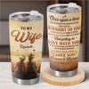 Steady Hearts, Unshaken Love - Couple Personalized Custom Tumbler - Gift For Husband Wife, Anniversary