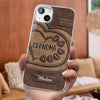 Rooted In Love, Growing Together - Family Personalized Custom Clear Phone Case - Gift For Mom, Grandma